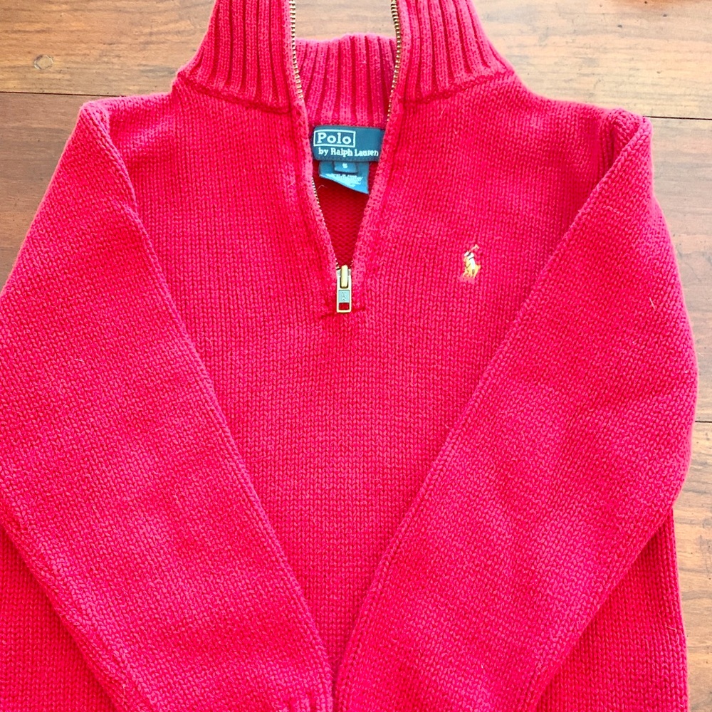 Boys Ralph Lauren 1/4 Zip Sweater